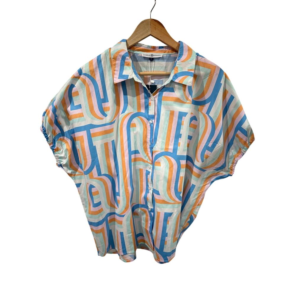 Michelle McDowell Goldie Cath A Wave Top Size Large